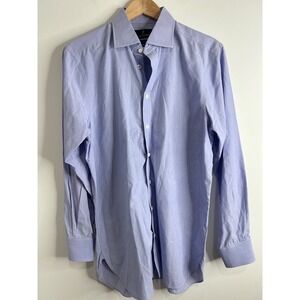 Turnbull & Asser Bespoke Mens Dress Shirt Light Blue England 15 (Chest 42)